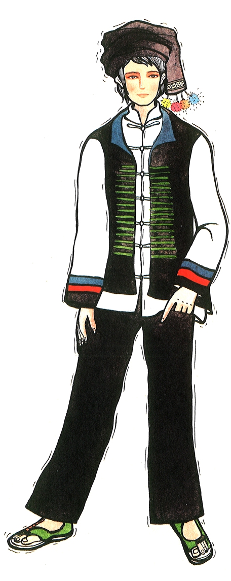 布朗族传统服饰