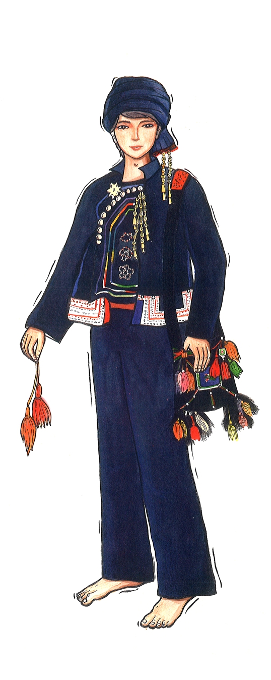 哈尼族传统服饰