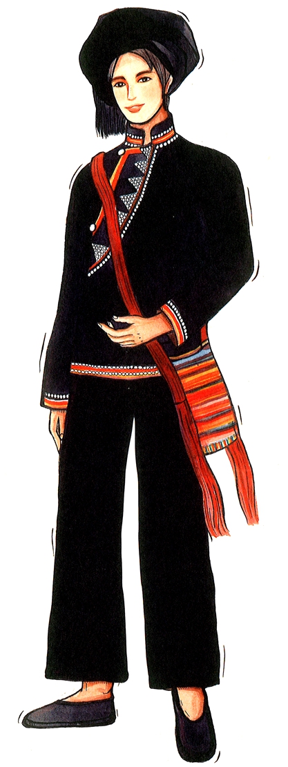 拉祜族传统服饰