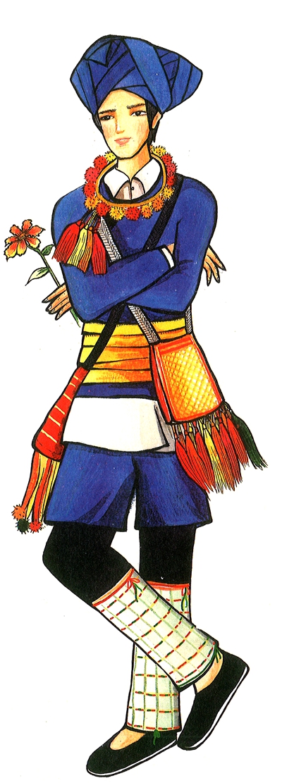 傈僳族传统服饰
