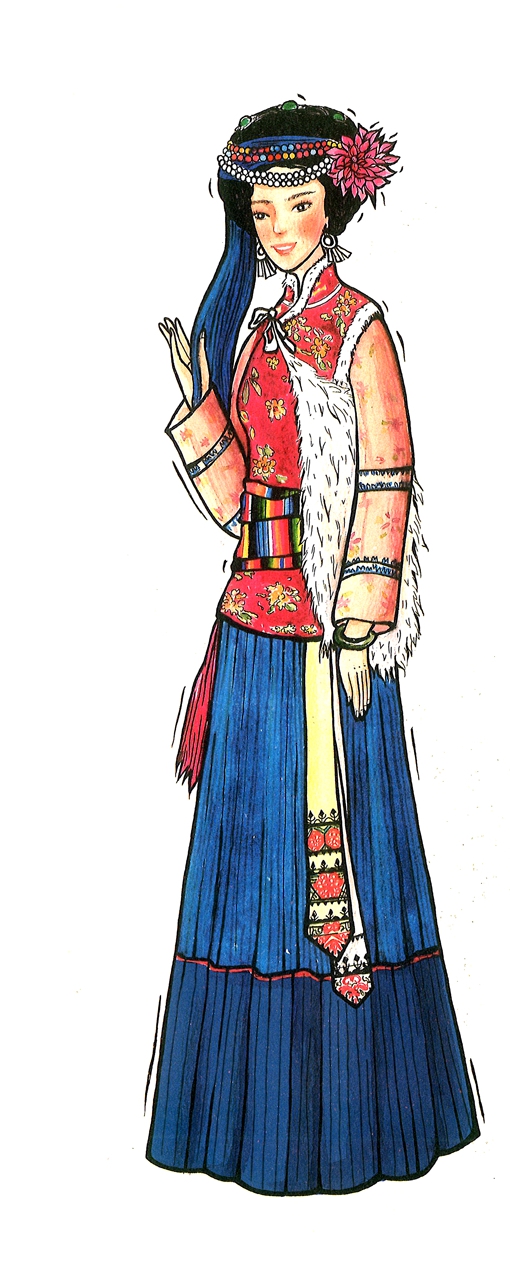普米族传统服饰
