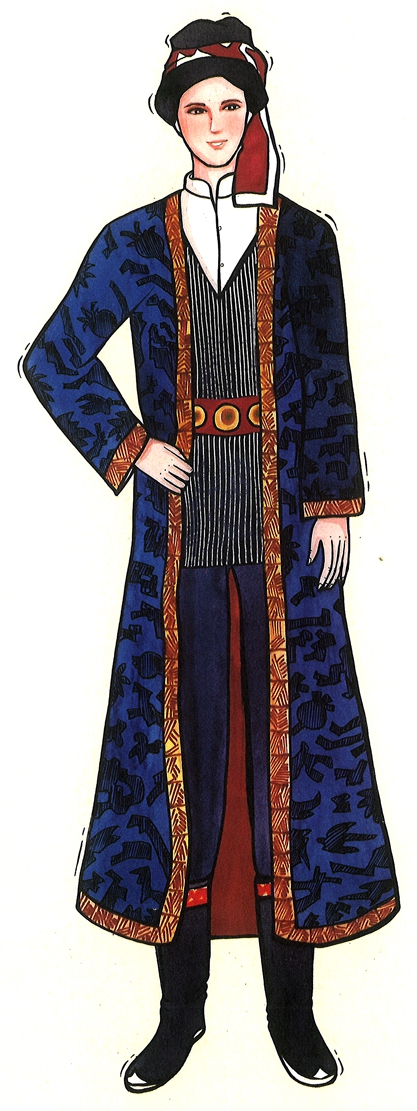 塔吉克族传统服饰