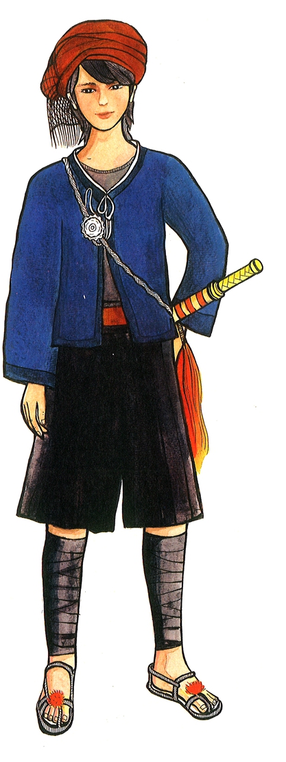 佤族传统服饰