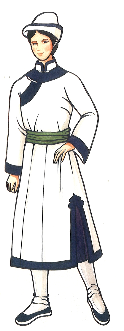 裕固族传统服饰